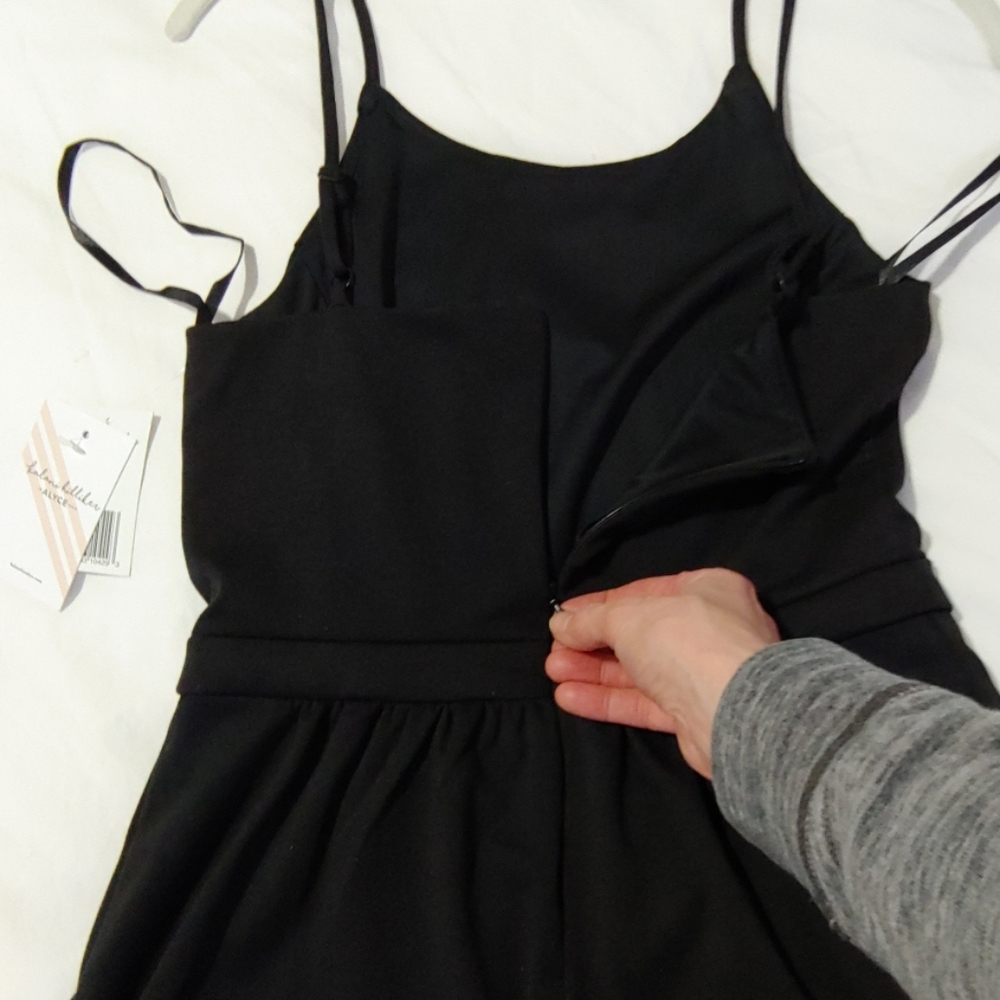 Black romper by Kalani Hilliker for Alyce Paris - Picture 4 of 6